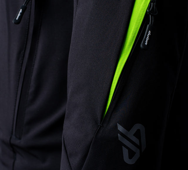 ARVIER Ski Jacket 10K - Black/Lime