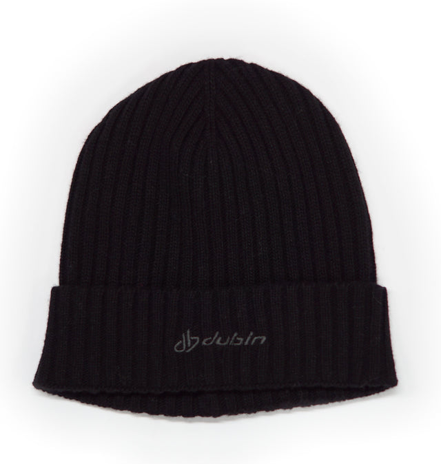 BERRETTO MISTO CASHMERE BERGEN – BLACK