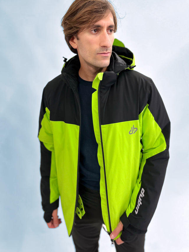 GIACCA SCI VINSON 15K - LIME/BLACK