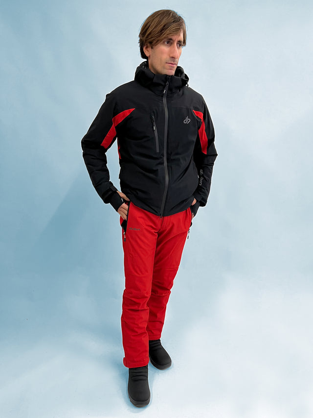 ROEN Ski Jacket 15K - Black/Red