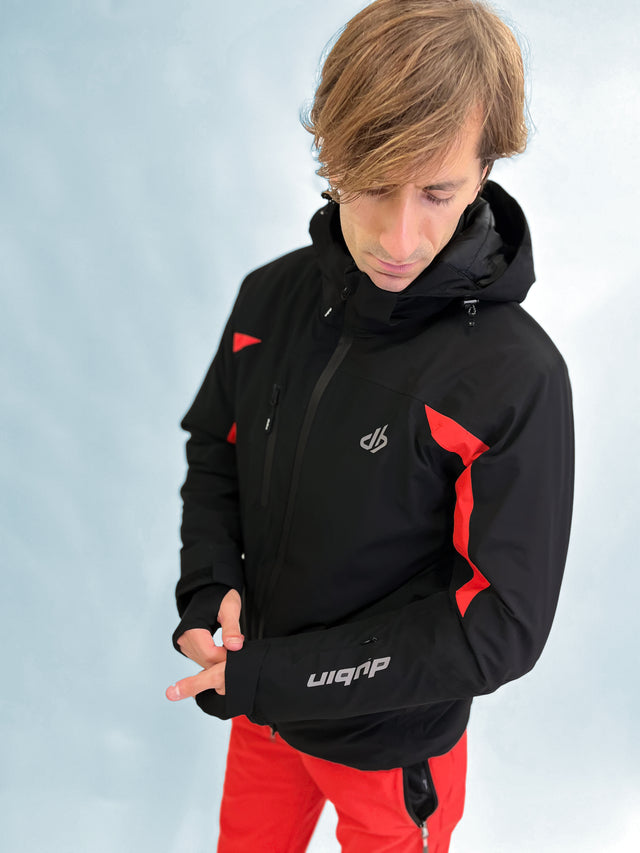 ROEN Ski Jacket 15K - Black/Red