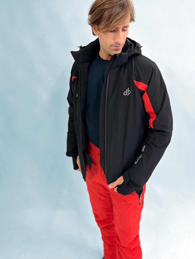 ROEN Ski Jacket 15K - Black/Red