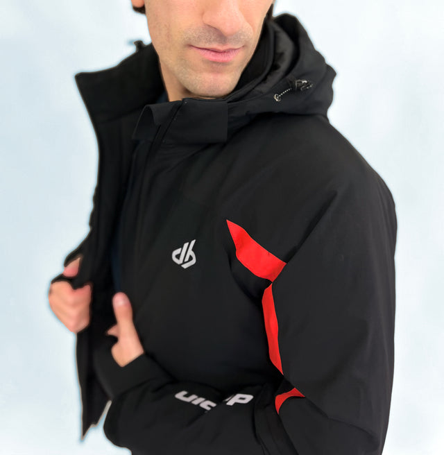 ROEN Ski Jacket 15K - Black/Red