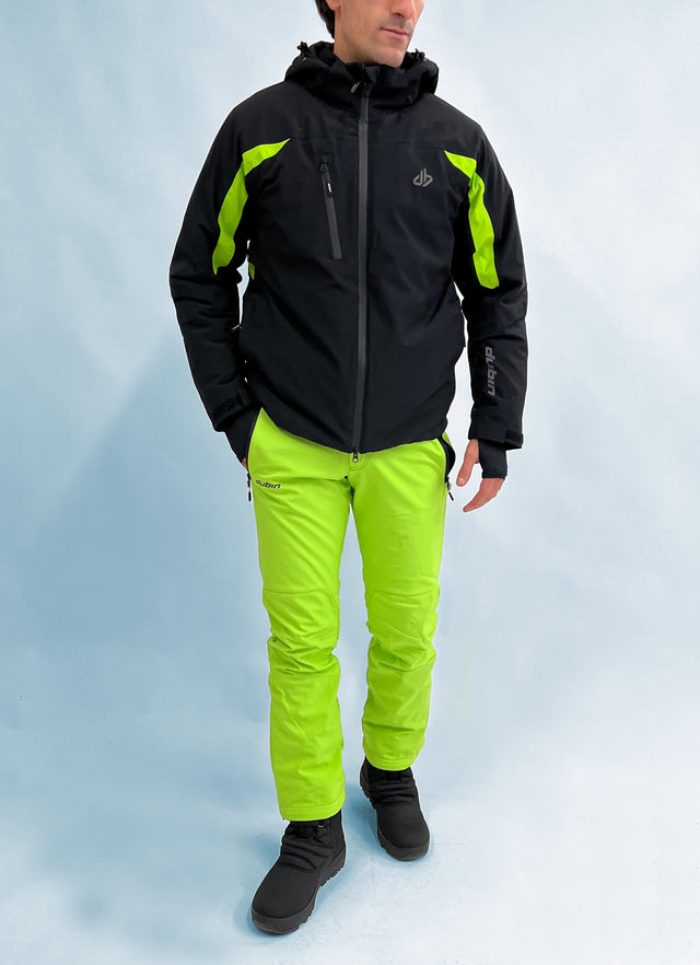 GIACCA SCI ROEN 15K - BLACK/LIME