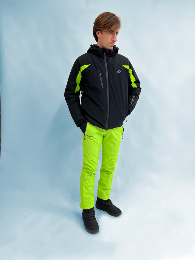 GIACCA SCI ROEN 15K - BLACK/LIME