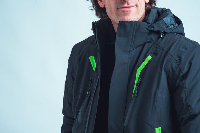 GIACCA SCI ATLANTIS 15K - BLACK/LIME
