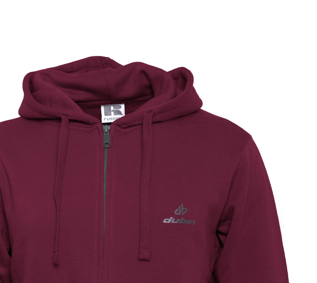 FELPA CAPPUCCIO FULL ZIP - BORDEAUX