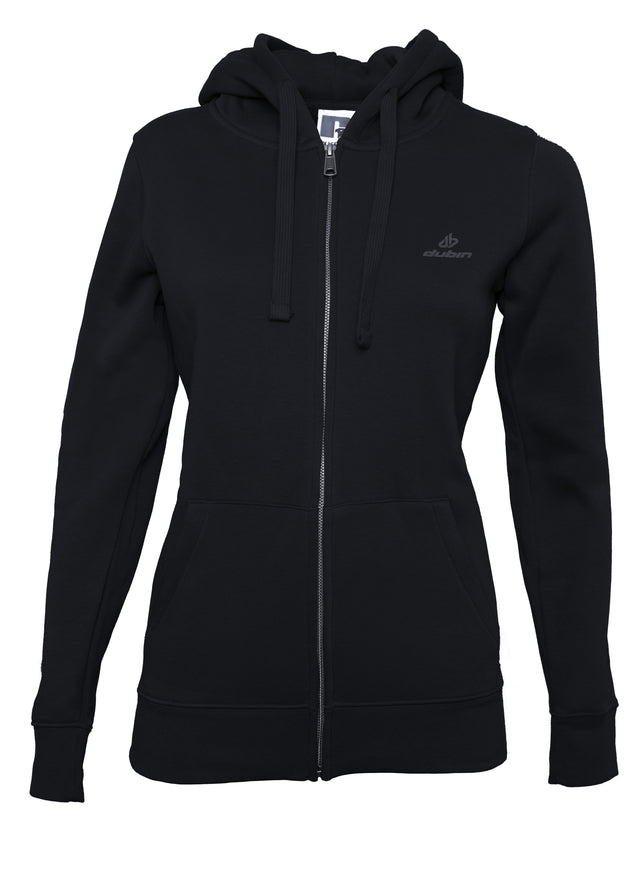 FELPA CAPPUCCIO FULL ZIP - BLACK