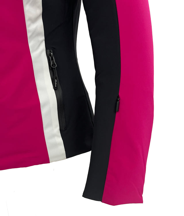 GLACIER DB SPECIAL Ski Jacket 15K - Fuxia/Black/White