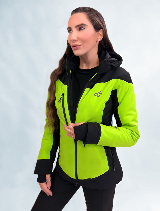 GIACCA SCI DENALI 15K - LIME/BLACK