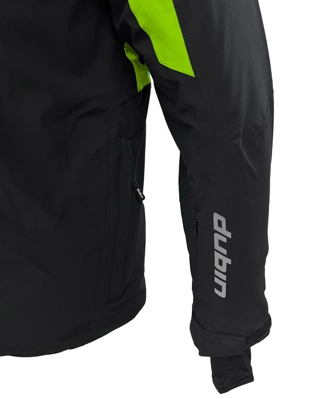 GIACCA SCI ROEN 15K - BLACK/LIME