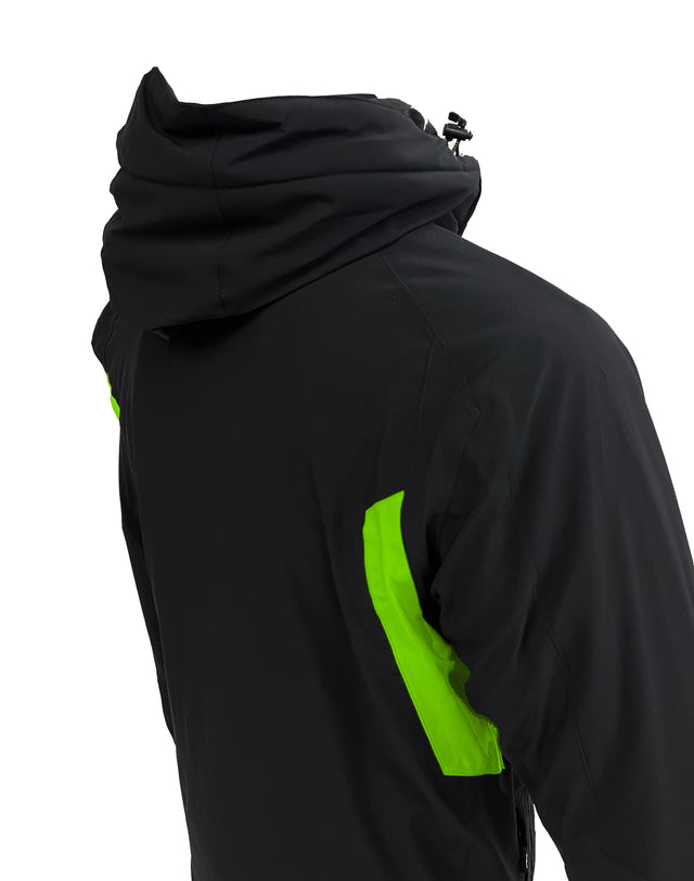 GIACCA SCI ROEN 15K - BLACK/LIME