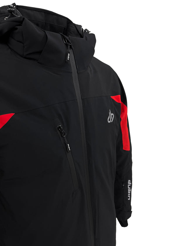 ROEN Ski Jacket 15K - Black/Red