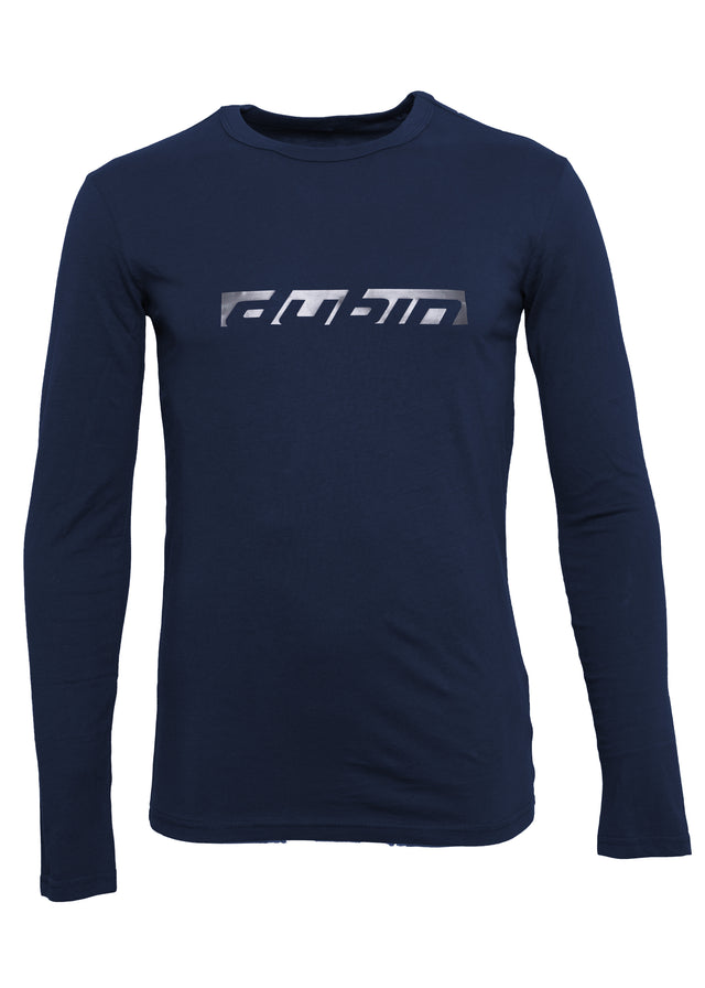 T-SHIRT MANICA LUNGA - NAVY