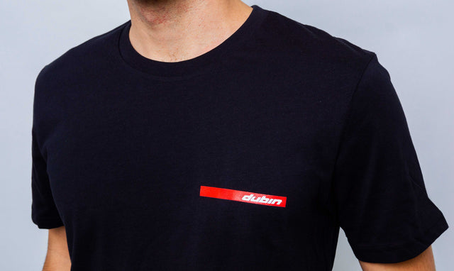 T-SHIRT UOMO RED LINE - BLACK