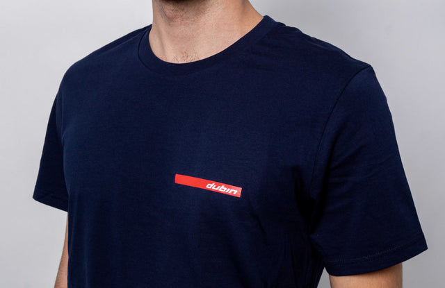 T-SHIRT UOMO RED LINE - NAVY