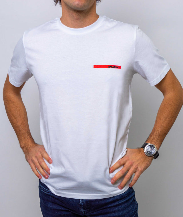 T-SHIRT UOMO RED LINE - WHITE
