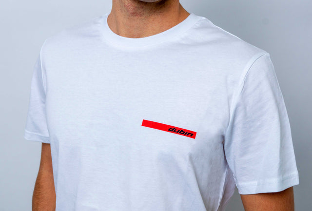T-SHIRT UOMO RED LINE - WHITE
