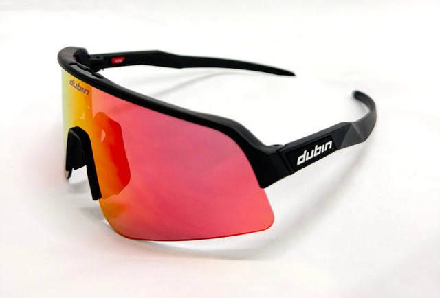 HAWK SUNGLASSES – BLACK/RED LENS