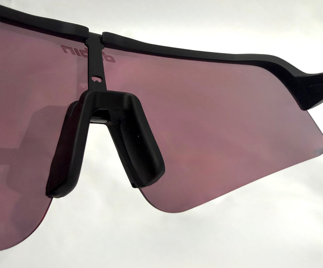 HAWK SUNGLASSES – BLACK/RED LENS