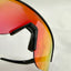 HAWK SUNGLASSES – BLACK/RED LENS