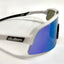 HAWK SUNGLASSES – WHITE/BLUE LENS
