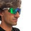 HAWK SUNGLASSES – WHITE/BLUE LENS