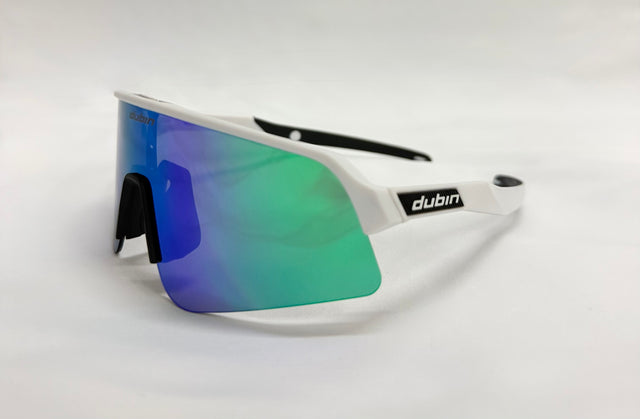 HAWK SUNGLASSES – WHITE/BLUE LENS