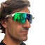 HAWK SUNGLASSES – WHITE/BLUE LENS