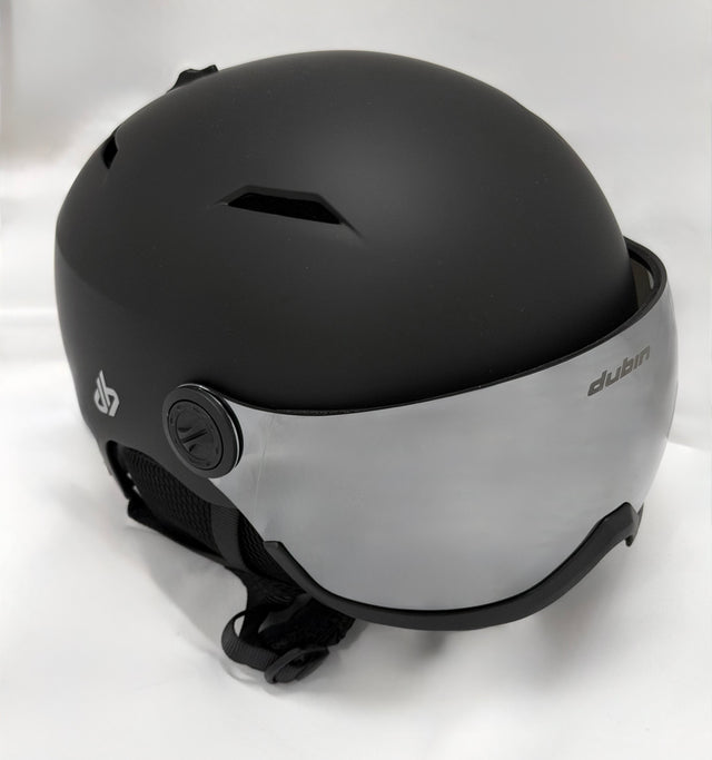 RHINO HELMET VISOR - BLACK/MIRROR LENS