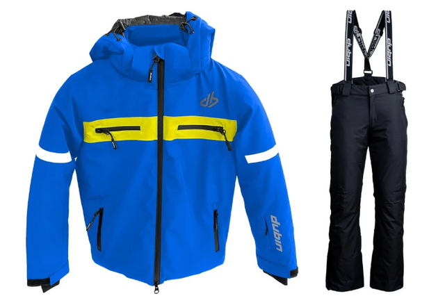 Completo da sci bambino ALPE JR 20K – ROYAL/YELLOW/BLACK