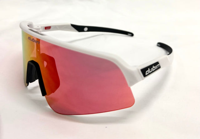 HAWK SUNGLASSES – WHITE/RED LENS