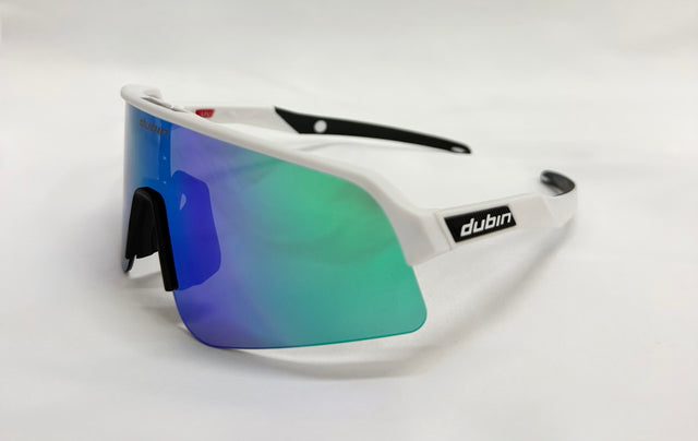 HAWK SUNGLASSES – WHITE/BLUE LENS