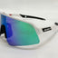 HAWK SUNGLASSES – WHITE/BLUE LENS