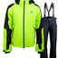 SET SCI ZERMATT 10K 3M THINSULATE - LIME/BLACK