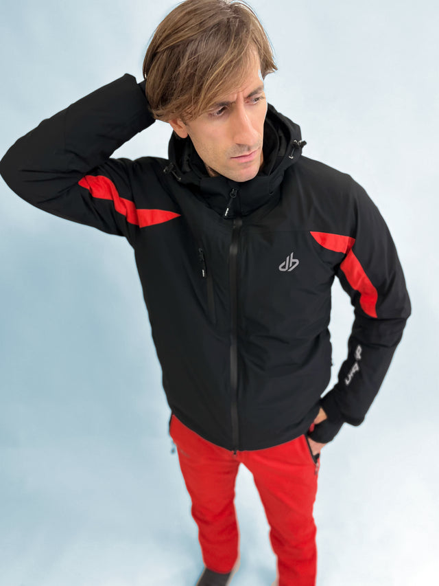 GIACCA SCI ROEN 15K - BLACK/RED