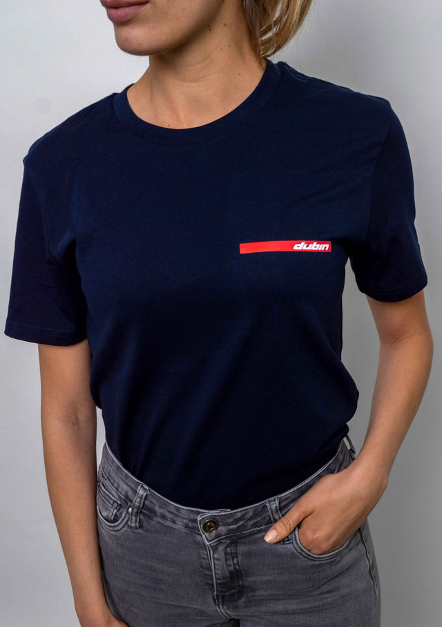 T-SHIRT DONNA RED LINE - NAVY