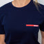 T-SHIRT DONNA RED LINE - NAVY