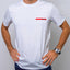 T-SHIRT UOMO RED LINE - WHITE